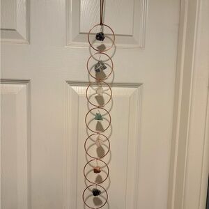 Hanging Copper Ring Crystal Wall hanging